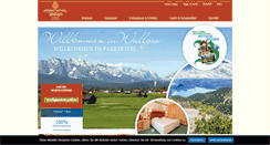 Desktop Screenshot of parkhotel-wallgau.de